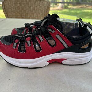 Women's Dr. Comfort Size 11XW Amelia Therapeutic Athletic Shoes, Burgundy